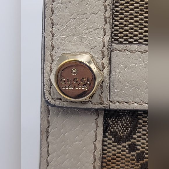 GUCCI GG CANVAS CHARMY CONTINENTAL WALLET - Picture 3 of 13